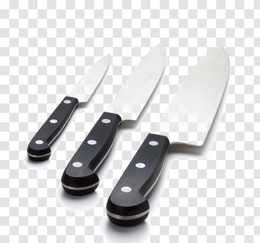 Kitchen Knife Blade Tool - Stainless Steel Transparent PNG