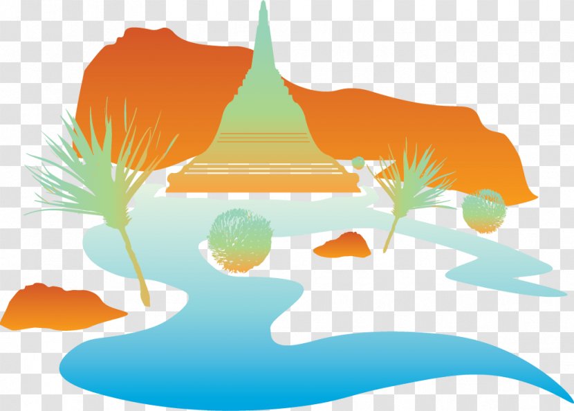 Stupa Graphic Design Art Clip - Tree Transparent PNG