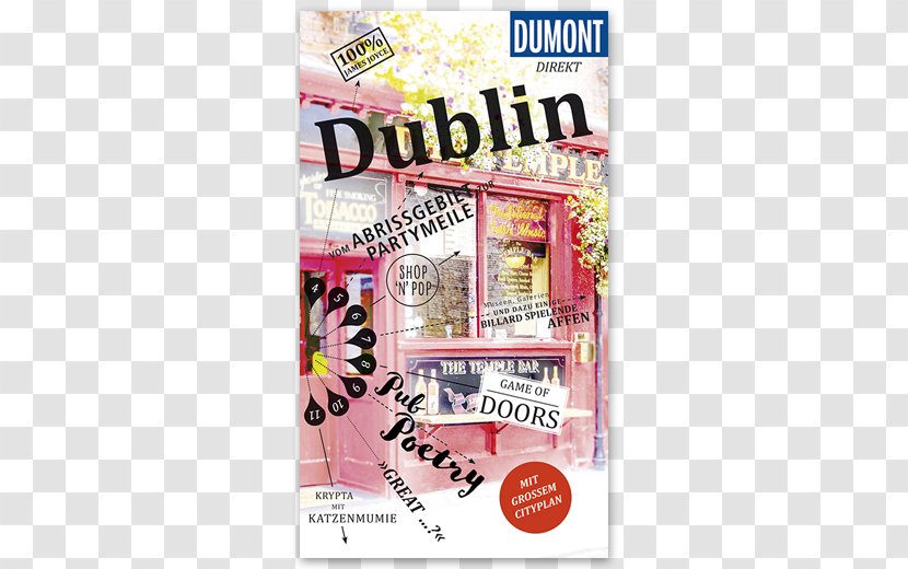 Lonely Planet Dublin Time To Momo Guidebook Vis-à-Vis - Ireland - Book Transparent PNG