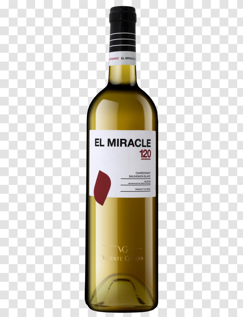 White Wine Liqueur Sauvignon Blanc Chardonnay - Bottle - Spanish Lime Blossom Transparent PNG