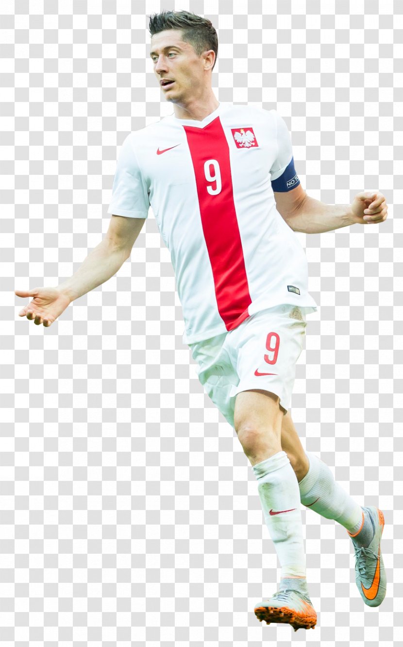 Robert Lewandowski Team Sport Soccer Player Football - Uniform - Poland Transparent PNG