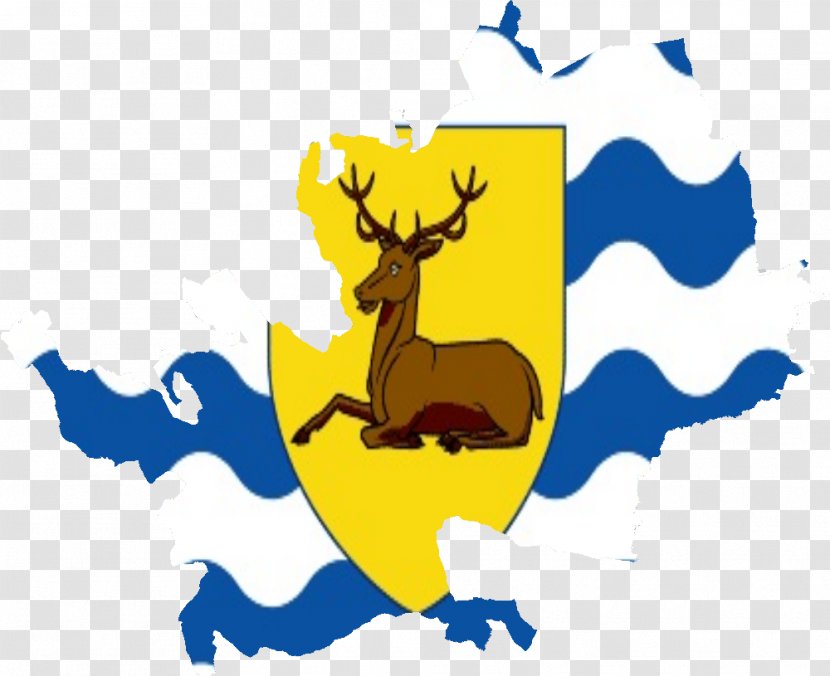 Reindeer Flag Of Hertfordshire Banner Arms Transparent PNG