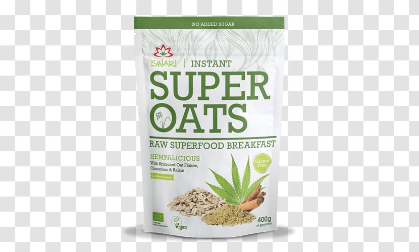 Iswari Hempalicious Super Oats 400g Cacao & Goji Superfood Commodity - Oat - Nutritious Breakfast Transparent PNG