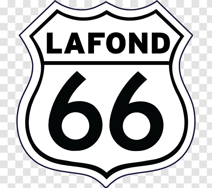 Clip Art Design Sleeve Brand Sticker - Route 66 Logo Transparent PNG