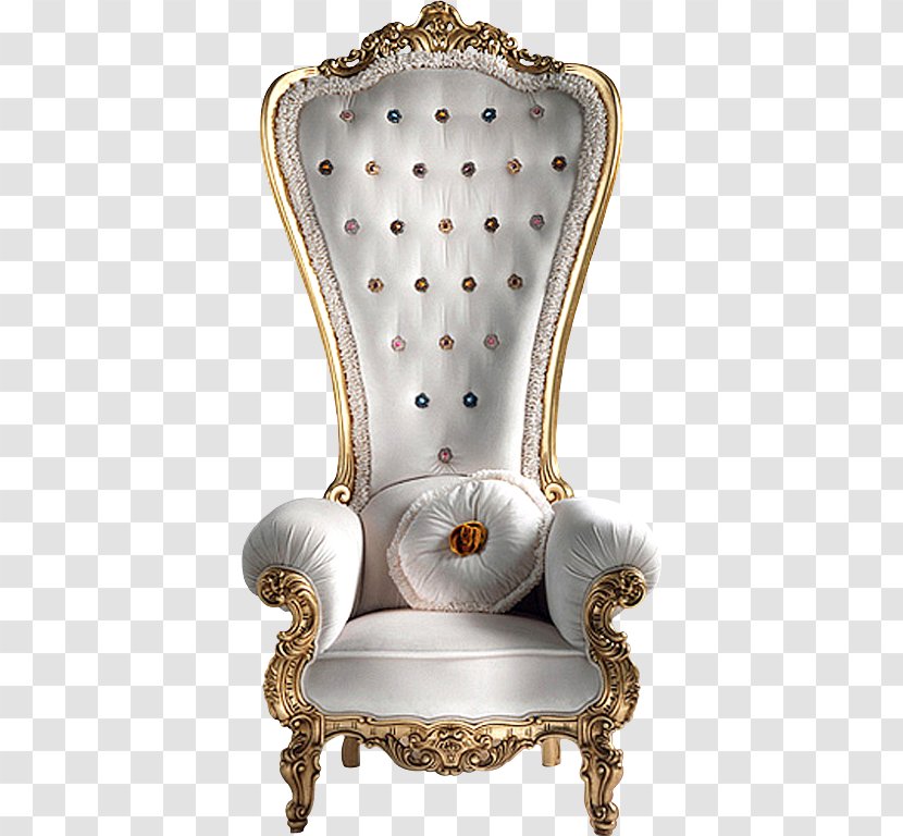 Wing Chair Furniture Couch - Antique - Ornate Transparent PNG