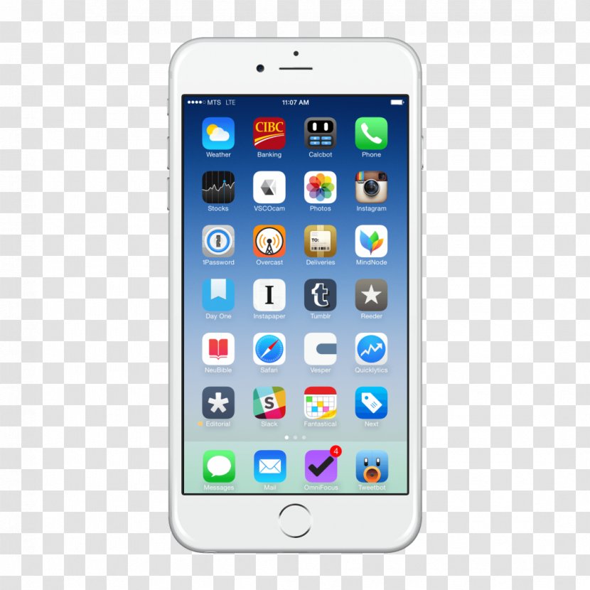 Apple IPhone 8 Plus App Store 6s Telephone - Cellular Network - Feature Phone Transparent PNG