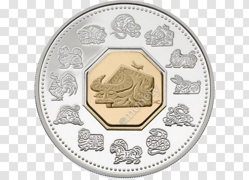 Silver Coin Ox Mint Transparent PNG