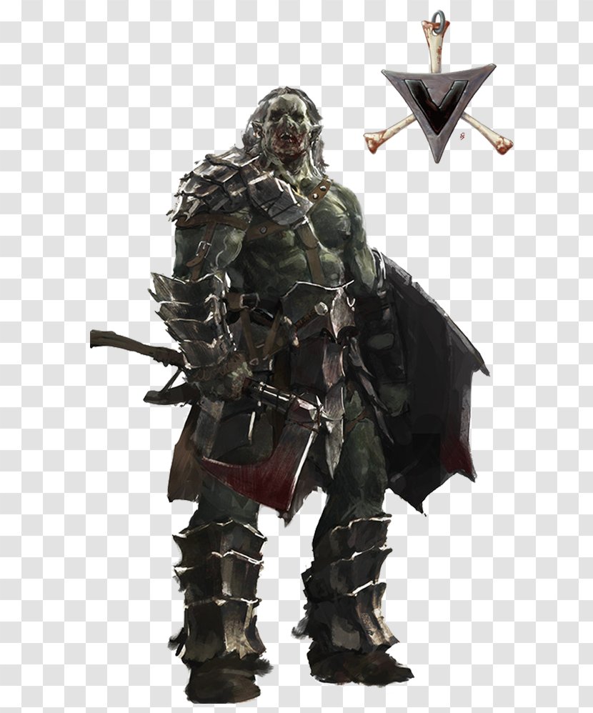 Dungeons & Dragons Pathfinder Roleplaying Game Half-orc Warrior - Knight Transparent PNG