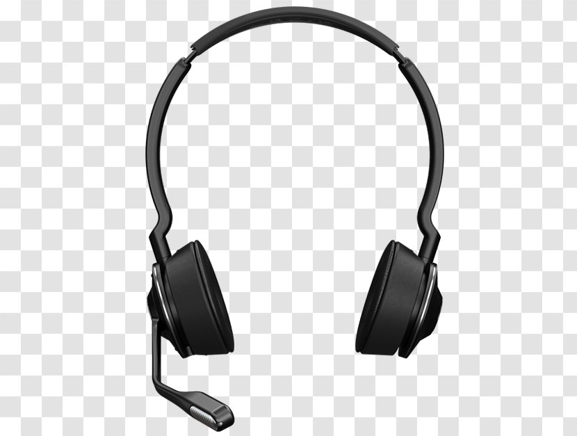 Microphone Headphones Headset Jabra Wireless - Stereophonic Sound - Desk Transparent PNG