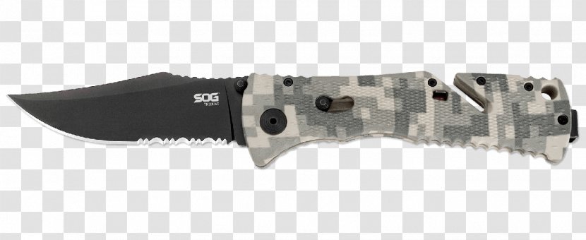 Knife Serrated Blade Weapon SOG Specialty Knives & Tools, LLC - Utility - High-grade Trademark Transparent PNG
