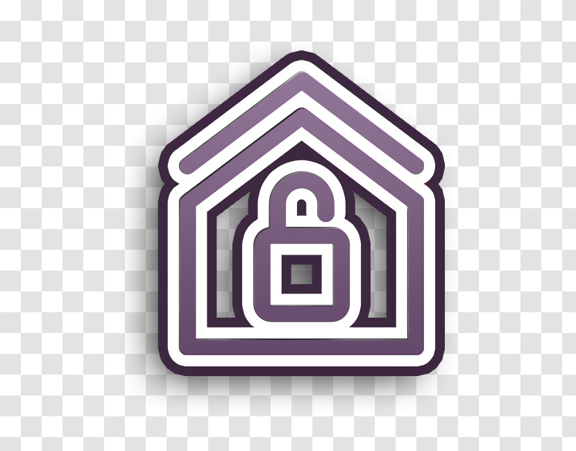 Lock Icon House Icon Real Estate Icon Transparent PNG