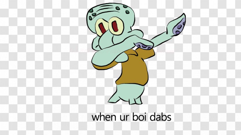 Squidward Tentacles SpongeBob SquarePants Patrick Star Illustration Clip Art - Watercolor - Dab Transparent PNG