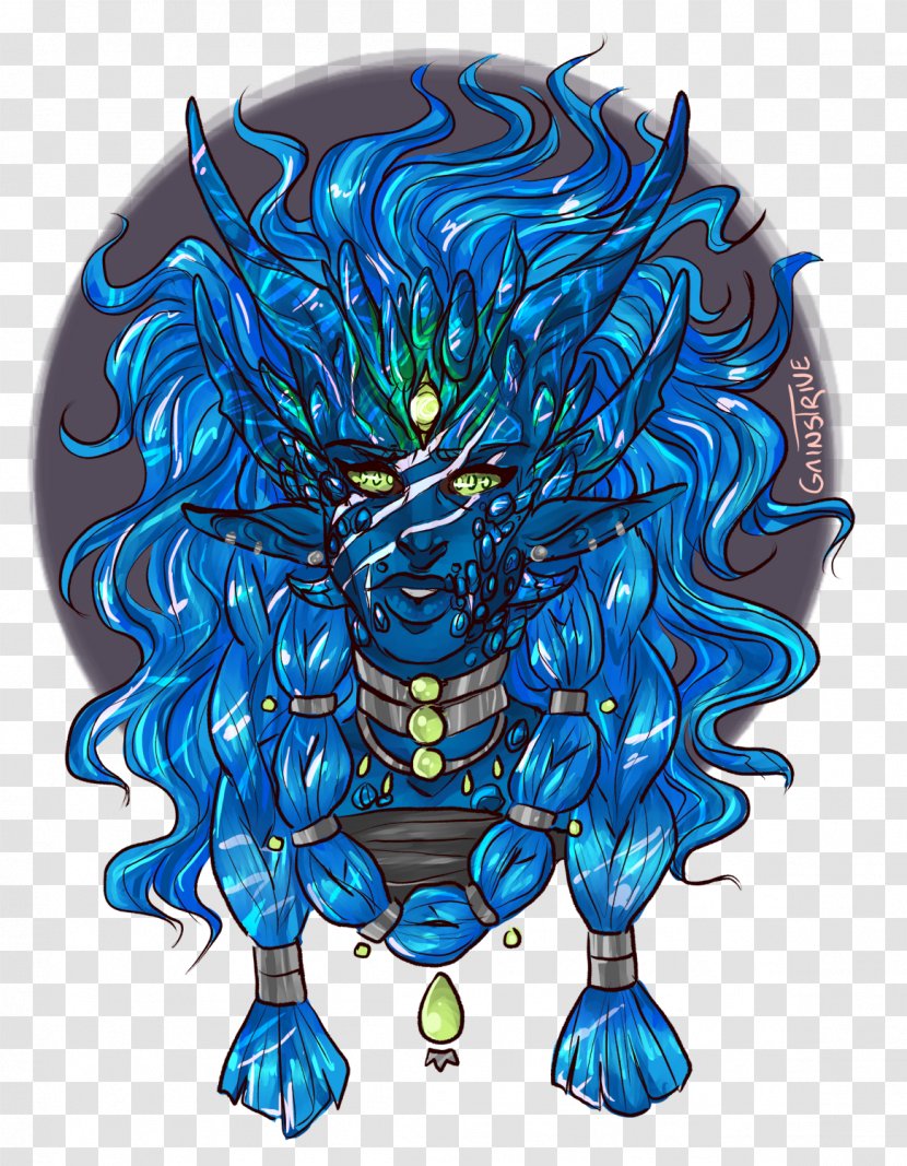 Cobalt Blue Organism - Mythical Creature - Amios Transparent PNG