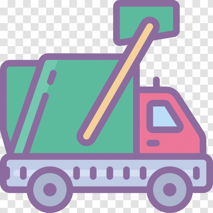 Car Towing Clip Art - Garbage Truck Transparent PNG