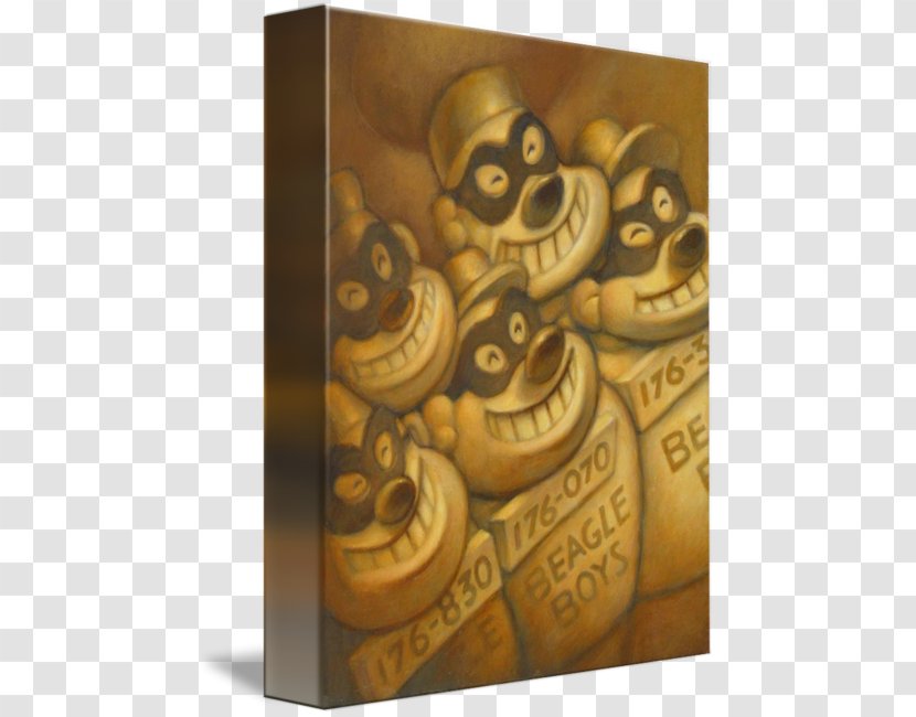 Beagle Boys Gallery Wrap Canvas Art Transparent PNG