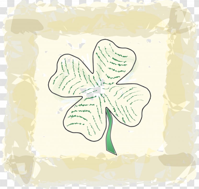 Four-leaf Clover Saint Patrick's Day Clip Art - Symbol - Cloverleaves Background Transparent PNG