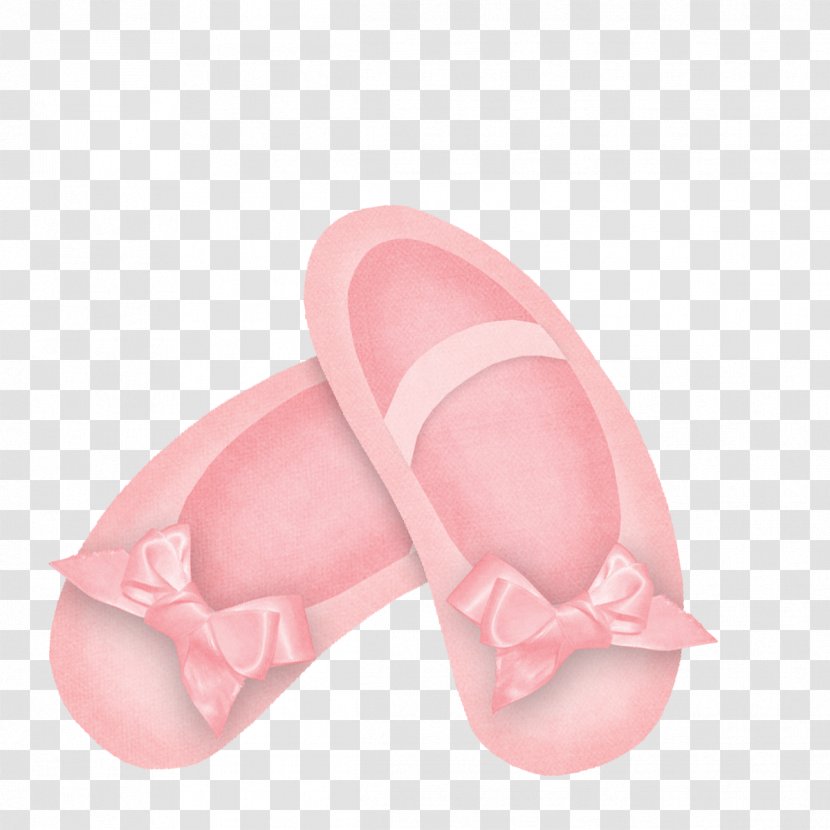 Slipper Ballet Shoe Dancer - Heart - Ballerina Shoes Transparent PNG