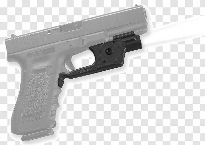 Trigger Firearm Glock Ges.m.b.H. Sight - Red Dot - Shooting Traces Transparent PNG