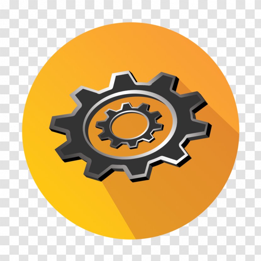 Product Design Wheel Font - Orange - Gear Transparent PNG