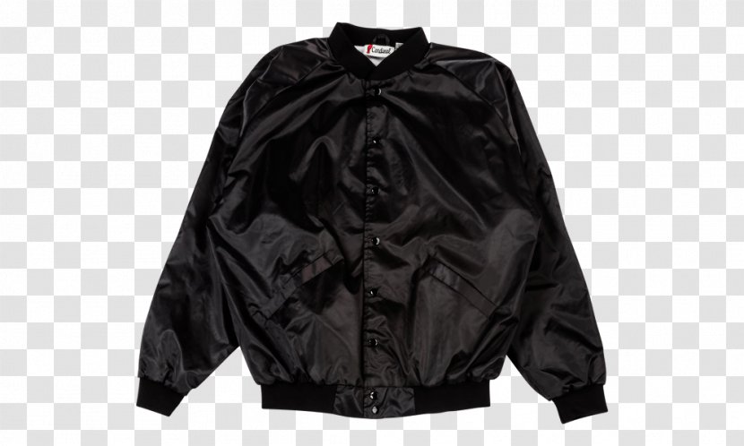 Leather Jacket Outerwear Sleeve Transparent PNG