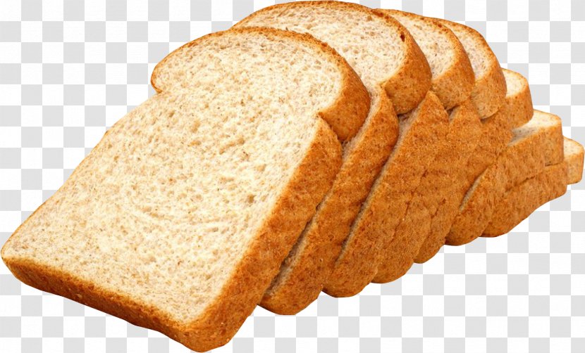 Toast White Bread Sliced Whole Wheat - Baked Goods Transparent PNG