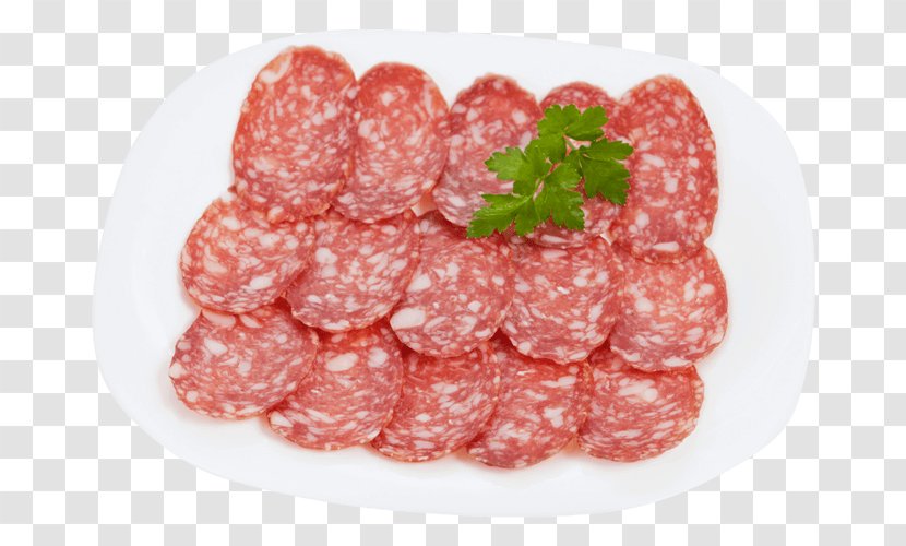 Salami Mettwurst Soppressata Capocollo Bresaola - Genoa - Sausage Transparent PNG