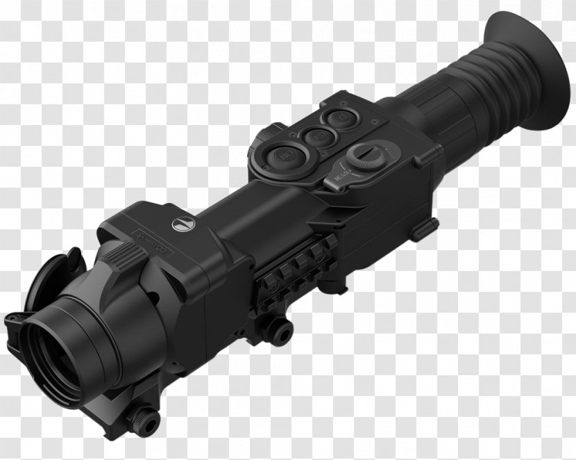 Telescopic Sight Thermal Weapon Magnification Reticle - Display Device Transparent PNG