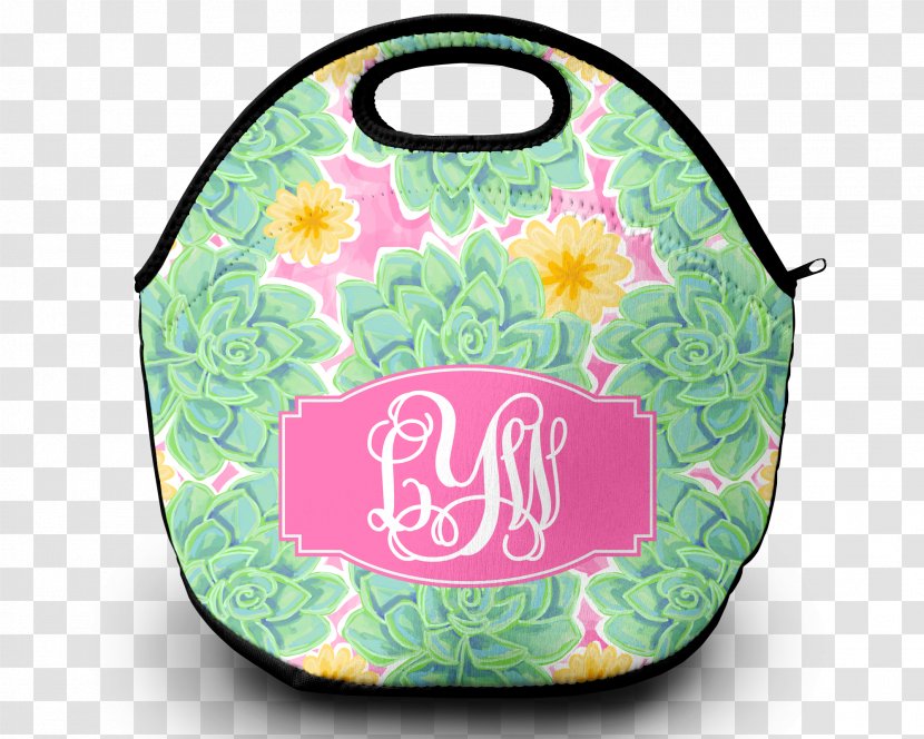 Tote Bag Lunchbox Handbag Lunch Boxes & Bags - Pink - Succulent Border Transparent PNG