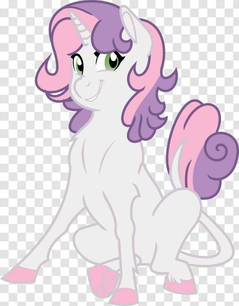 Pony Sweetie Belle Canidae Line Art - Heart Transparent PNG