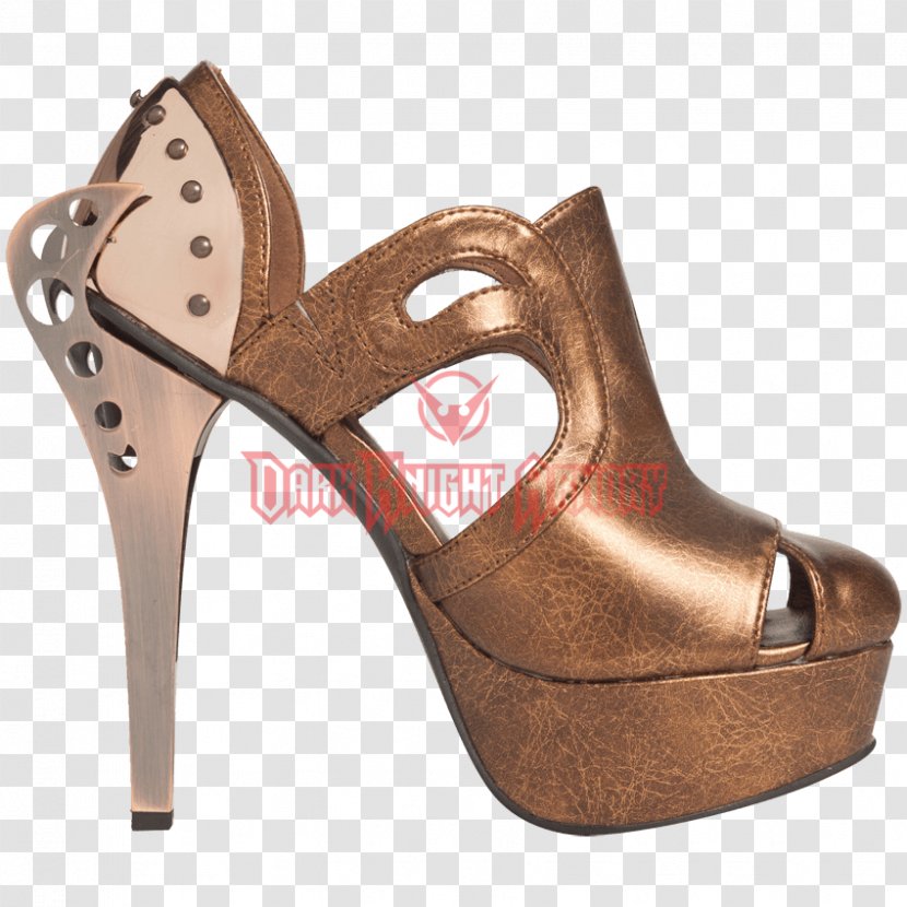 Sandal High-heeled Shoe Court Steampunk - Outdoor - Platform Shoes Transparent PNG
