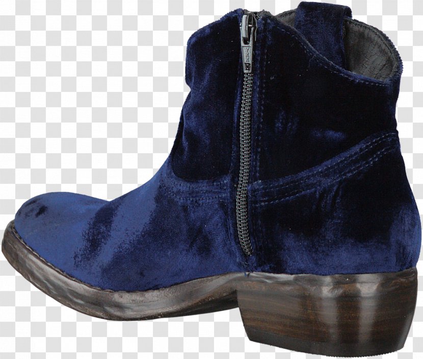 Suede Blue Botina Shoe Boot Transparent PNG