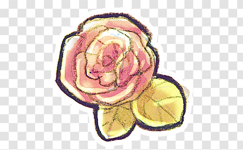 Flower - Pink - CRAYON Transparent PNG