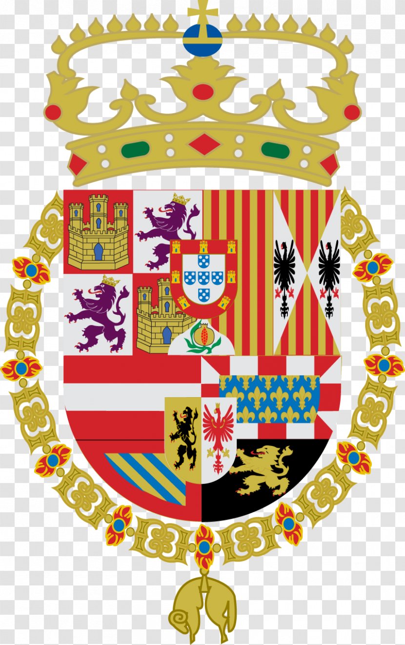 Habsburg Spain Coat Of Arms The King Escutcheon - A Royal House Transparent PNG