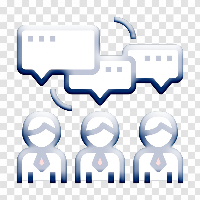 Business Icon Teamwork Icon Brainstorm Icon Transparent PNG