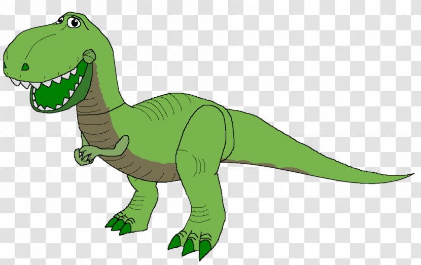 Rex Tyrannosaurus Dinosaur Toy Story Clip Art - Green Cartoon Transparent PNG
