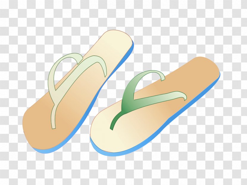 Footwear Flip-flops Shoe Sandal Slipper - Beige Transparent PNG