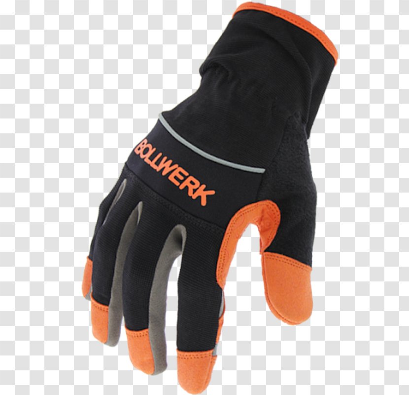 Bicycle Gloves Personal Protective Equipment Clothing Accessories Nitrile Rubber - Orange - Cut Resistant Transparent PNG