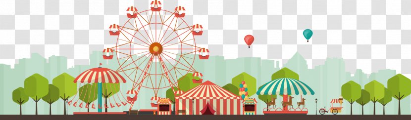 Amusement Park Carousel Roller Coaster Tourist Attraction - Game Transparent PNG