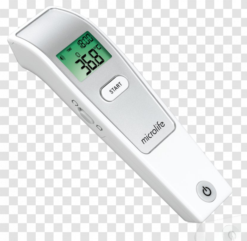 Infrared Thermometers Temperature Heat - Electronics - Electricity Transparent PNG