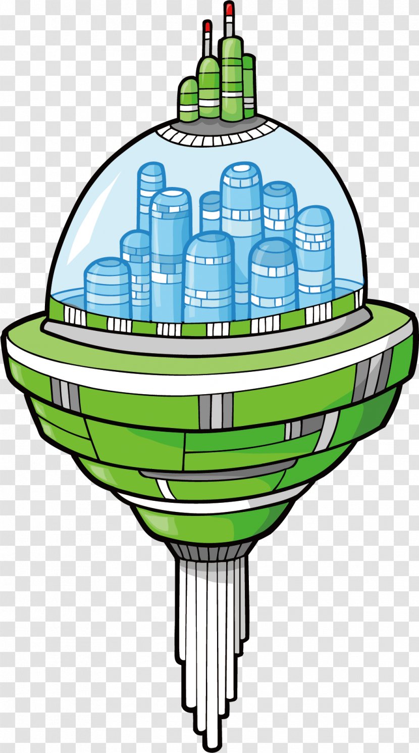 Smart City - Spacecraft - Ship Transparent PNG