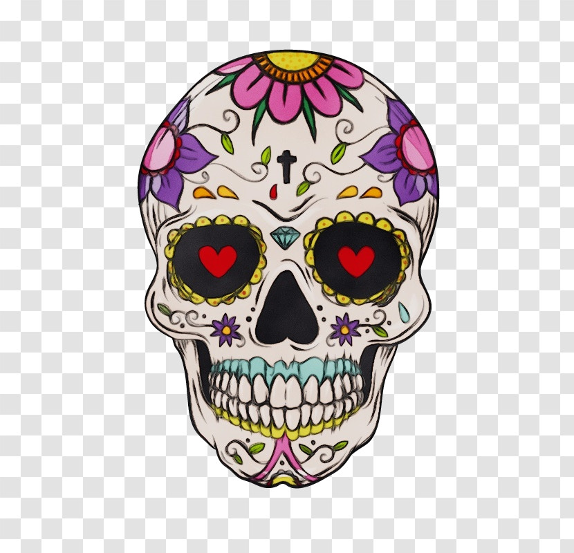 Skull Art Transparent PNG