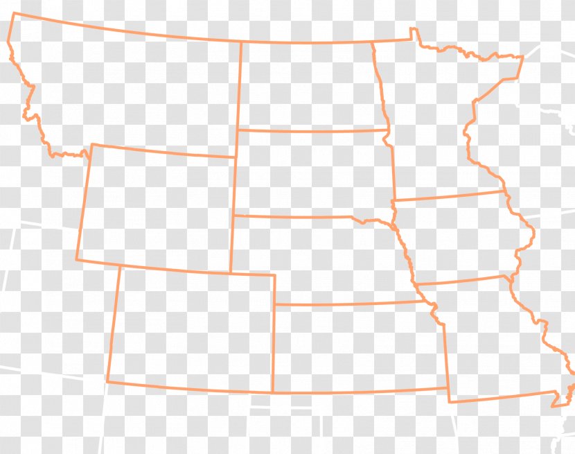 Iowa Map Clip Art - Agriculture - Lines Transparent PNG