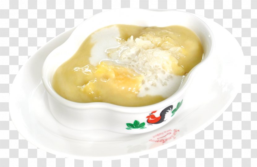 Ice Cream Coconut Milk Dish Recipe - Durian Pancake Transparent PNG