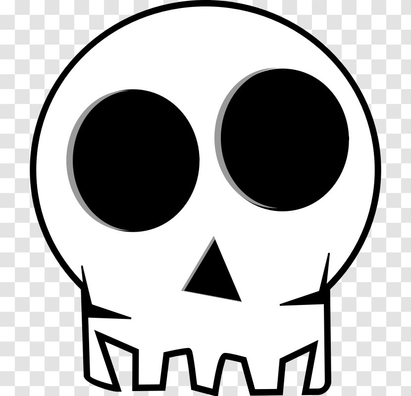 Calavera Skull Skeleton Halloween Clip Art - Head - Images Cartoon Transparent PNG