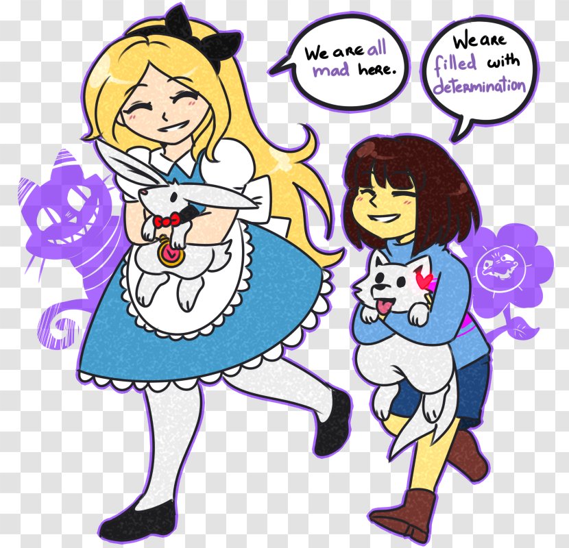 Undertale Alice's Adventures In Wonderland Cheshire Cat Fan Fiction - Flower - Pocket Watch Drawing Transparent PNG