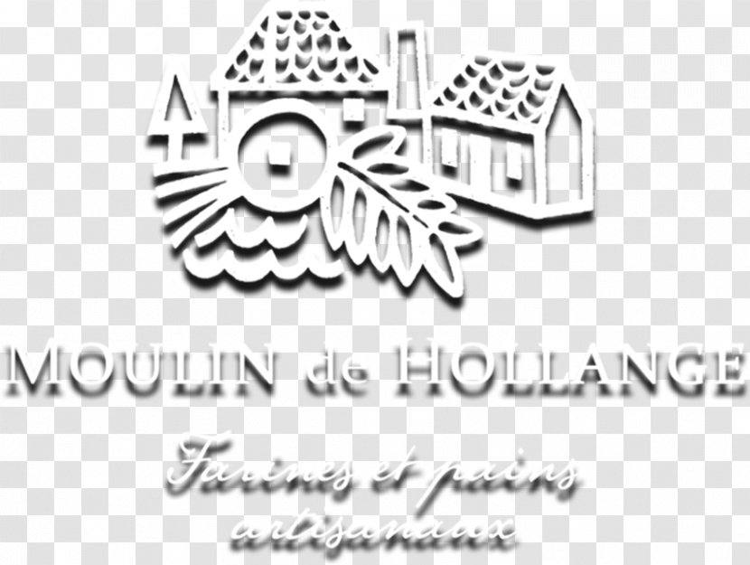 Moulin De Hollange Mill Logo Flour - Epicureanism - Design Source Files Transparent PNG