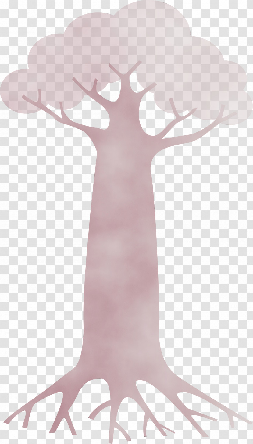 Pink M Font M-tree Tree Transparent PNG