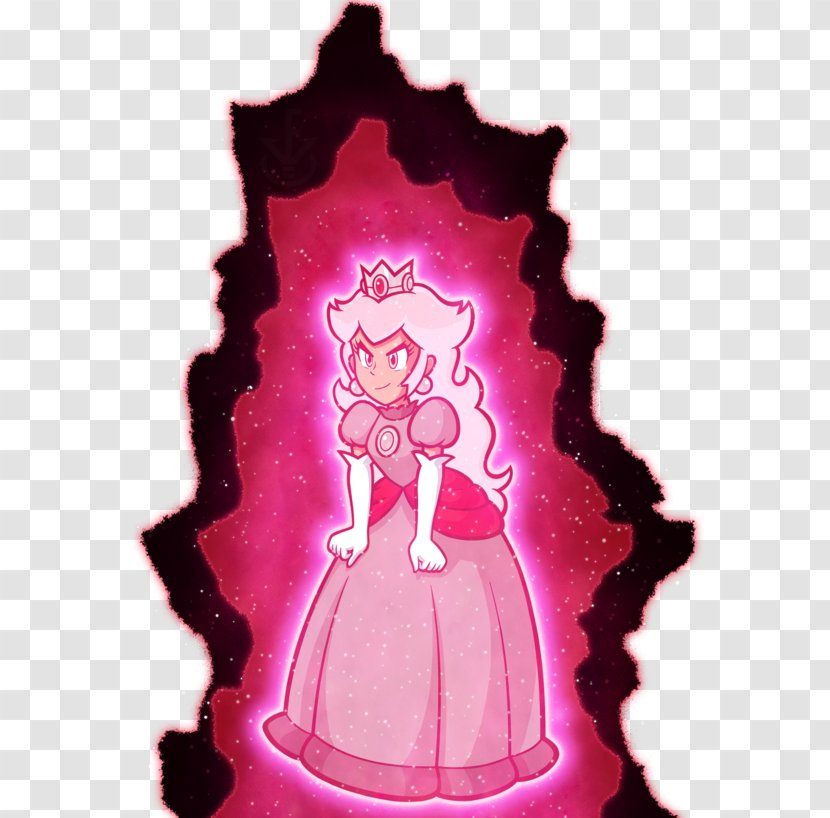 Super Saiyan Princess Peach Goku Vegeta Gohan - Roses Transparent PNG