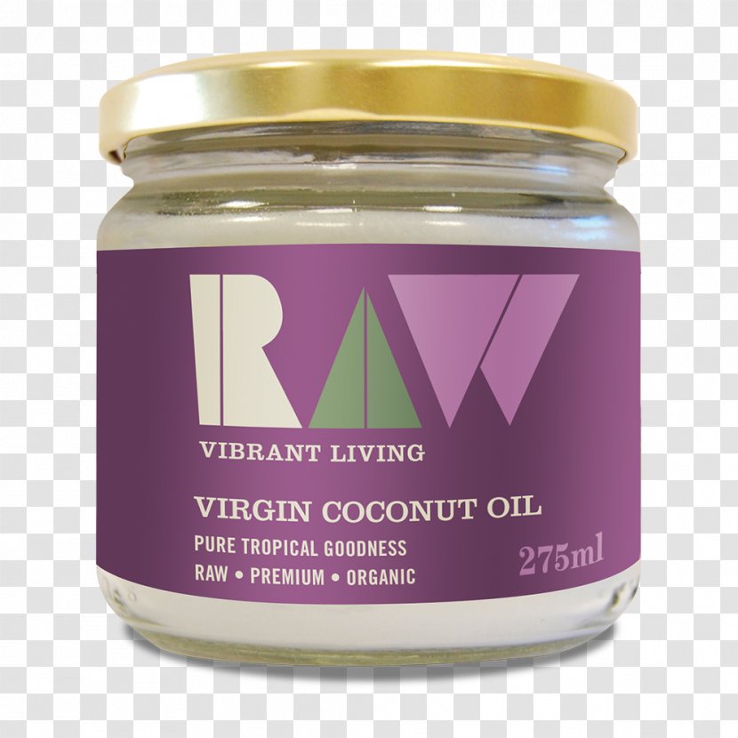 Raw Foodism Organic Food Coconut Oil - Purple Transparent PNG