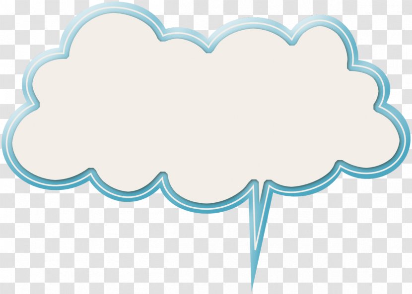 Cloud Sky Blue Color - Text - Nubes Transparent PNG